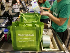 インスタカートが四半期で初の1500億円超えを達成　アメリカネットスーパー市場の爆発的成長