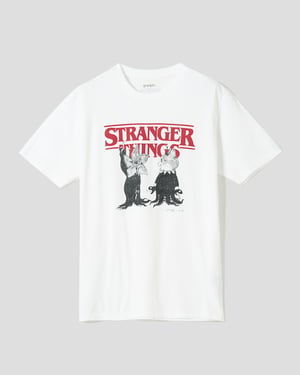 グラニフ  × ストレンジャー・シングス新作　ヒグチユウコ描き下ろしイラストをプリントしたTシャツ発売