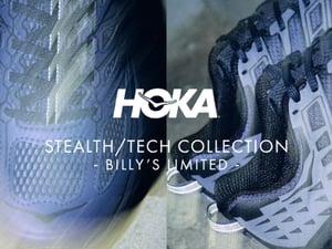 ビリーズエンターがホカに別注　「バーシティ ネイビー パック」を発売