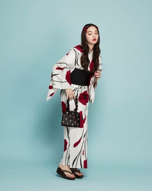 きものやまと × 中原淳一のゆかたが登場　ブリジット タナカとのトリプルコラボバッグも