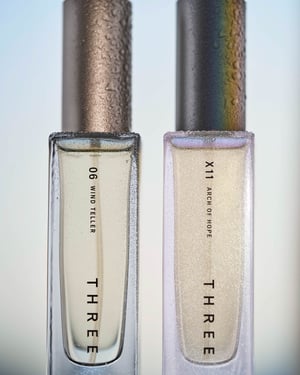 「THREE」の精油100％で調香したオードトワレ　雨上がりの“風”と“虹”がモチーフの香りを発売