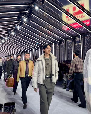 エルメスのメンズショーに松坂桃李など10人がゲスト出演　東京高速道路がランウェイに