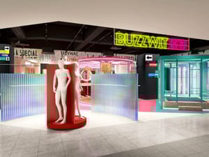 アンドエスティHD傘下のバズウィット、初のブランド複合ショップをラフォーレ原宿にオープン