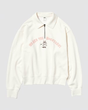 ユニクロUT × ザ・モンスターズ新作　ラブブをプリントしたハーフジップスウェットを発売