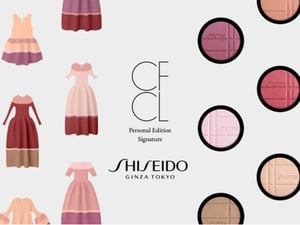 SHISEIDOとCFCLが初コラボ　新作フェイスカラーをニットウェアに投影