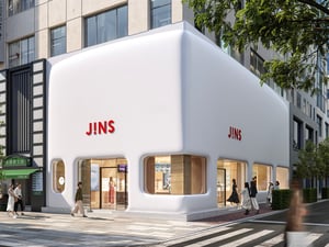 ジンズが銀座に初のグローバル旗艦店をオープン、建築家 藤本壮介が設計