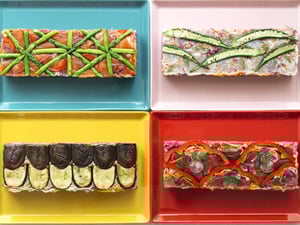 伊勢丹新宿店で「寿司」にフォーカスしたイベントが初開催　テキスタイルデザインと食を融合した押し寿司など