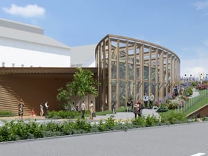 スターバックスが霧島酒造とのコラボ施設開業、ドライブスルー併設店舗や植物園などを展開