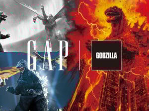 ギャップが「ゴジラ」とコラボ　映画のワンシーンをデザインしたTシャツやスウェットなど発売