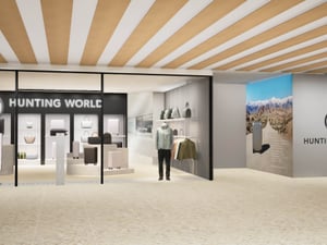 「ハンティング・ワールド」関西初の旗艦店が梅田に　「シルバータグ」の世界観を体現