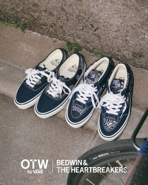 VANSとベドウィン アンド ザ ハートブレイカーズのコラボ第三弾　バンダナ柄スニーカー発売