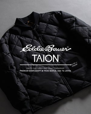 ダウンブランド「タイオン」が10周年　エディー・バウアーとのコラボアイテムを発売
