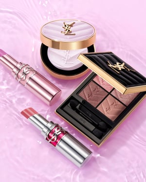 【2025夏コスメ】YSL：透明感を極めたミルキーラベンダーの限定チークと新色リップが登場