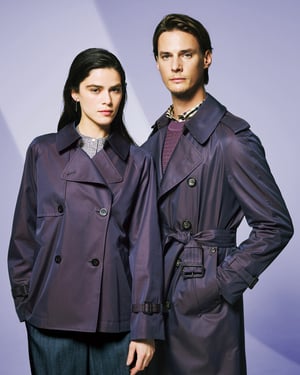 アクアスキュータムが175周年記念アイテムを発売　限定クラブチェックを用いたトレンチコートなど