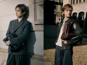 玉森裕太、ミラノの街で味わうボッテガ・ヴェネタの「イントレチャート」