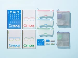 ゾフとコクヨの「キャンパス」がコラボ　ノートやペンケースなど発売