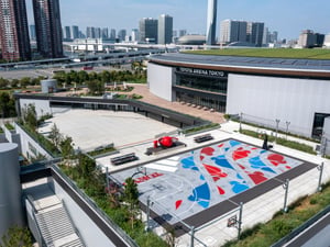 クラフトビール片手にバスケ観戦や映画鑑賞　トヨタアリーナ東京で屋外イベント開催