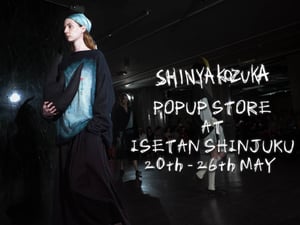 シンヤコヅカが伊勢丹新宿店にポップアップストアを出店　26年春夏も一部販売