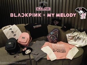 BLACKPINK × マイメロディ　オリジナルカラーのマイメロディが登場