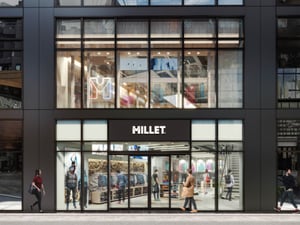 仏アルパインブランド「ミレー」が渋谷に旗艦店を出店　山小屋を思わせる空間に
