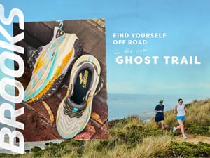 ブルックスが定番の「ゴースト」シリーズからトレイル対応の新モデルを発売　窒素を注入したクッションを採用