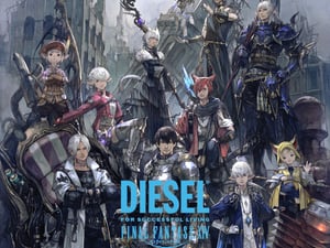 ディーゼル × FF14　キャラクターやモチーフなどデザインしたカプセルコレクション発売