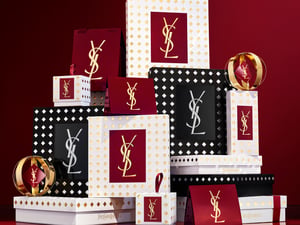 【2026年クリスマスコフレ】YSL：チェリーバーガンディーとシャンパンゴールドが主役