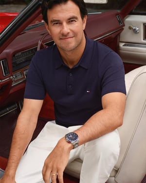 F1ドライバーのセルジオ・ペレス、「トミー ヒルフィガー」のグローバルブランドアンバサダーに就任