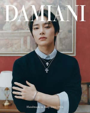 「ダミアーニ」のホリデージュエリーで彩る、Stray KidsのI.Nの新ヴィジュアル公開