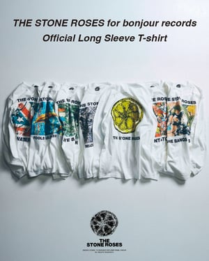 ボンジュール レコード × ザ・ストーン・ローゼズ発売　ジャケット写真デザインのTシャツ全7型