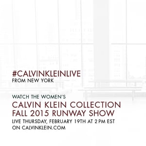 【生中継】カルバン ・クライン コレクションが最新コレクションをNYからライブ配信