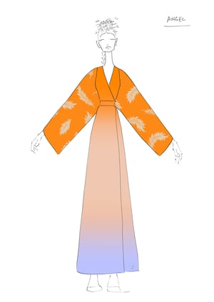 能楽の「羽衣」を現代的に解釈、ドリス・ヴァン・ノッテンがオペラ衣装を制作