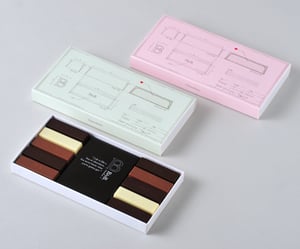 nendoがチョコレートブランド「BbyB.」のバレンタイン限定パッケージをデザイン
