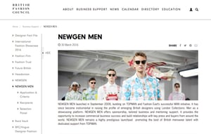 英デザイナー登竜門「NEWGEN」メンズ2017年春夏の支援デザイナー8名決定