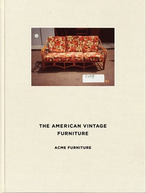 「アクメ ファニチャー」創業時から約35年撮り溜めたアメリカンビンテージ家具の写真集を発売