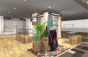 ゴルフウエアブランド「ロサーセン」が国内初の単独店舗を大丸梅田店にオープン