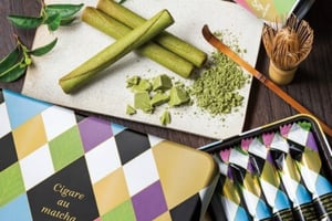 ヨックモックから抹茶のシガールが再登場、青山本店では期間限定デザートも