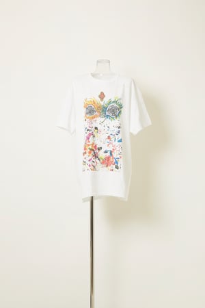 鷺森アグリが手掛ける「アグリス」が現代画家 小松美羽に向けた"求愛ドレス"を製作