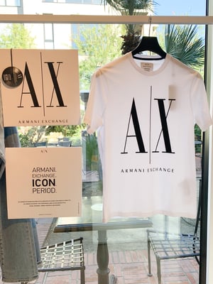 「A|X アルマーニ エクスチェンジ」90年代に人気集めたロゴTシャツを復刻