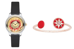 「ディオール」旧正月の伝統色"赤"を取り入れた新作ジュエリーと時計を発売