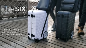 より快適な移動を実現、体の前で押すスーツケース「The SIX」登場