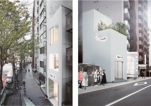 「アニエスべー」がカフェ併設の新店舗を渋谷に出店、カルネボレンテとのコラボアイテムを発売
