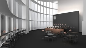 nendoがプロデュースした日本初のコンセプトカフェ「ガチャガチャコーヒー」が六本木ヒルズにオープン