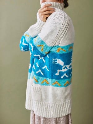 「ロンハーマン」と気仙沼ニッティングがコラボ、手編みカーディガンを発売