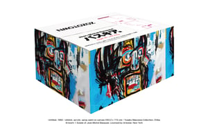 ゾゾタウン、バスキアの絵画をあしらった特別仕様のボックス"バスキア箱"で配送開始
