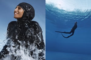 ナイキが水泳用ヒジャブを開発、女性アスリート向けスイムウェアコレクション発売へ