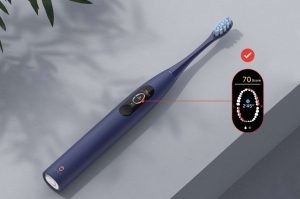 ジャイロを使って磨き残しを防止するAI搭載のスマート歯ブラシ「Oclean X Pro」登場
