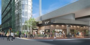 近未来SFたこ焼き酒場など、ユニークな飲食店が集う新施設「EST FOODHALL」が梅田にオープン