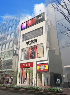「トゥミ」日本最大の直営店が銀座・みゆき通りにオープン