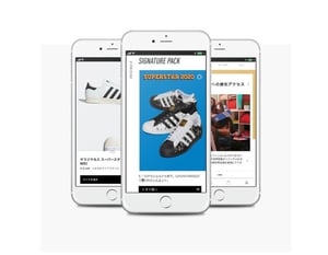 「アディダス」の公式ショッピングアプリが登場、画像による商品検索も